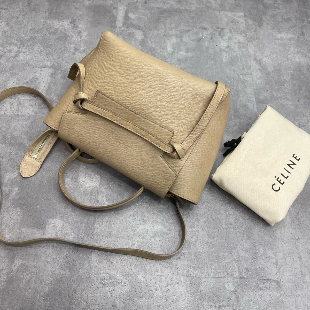 Celine - Belt Bag Micro - Leather - Beige - (small)