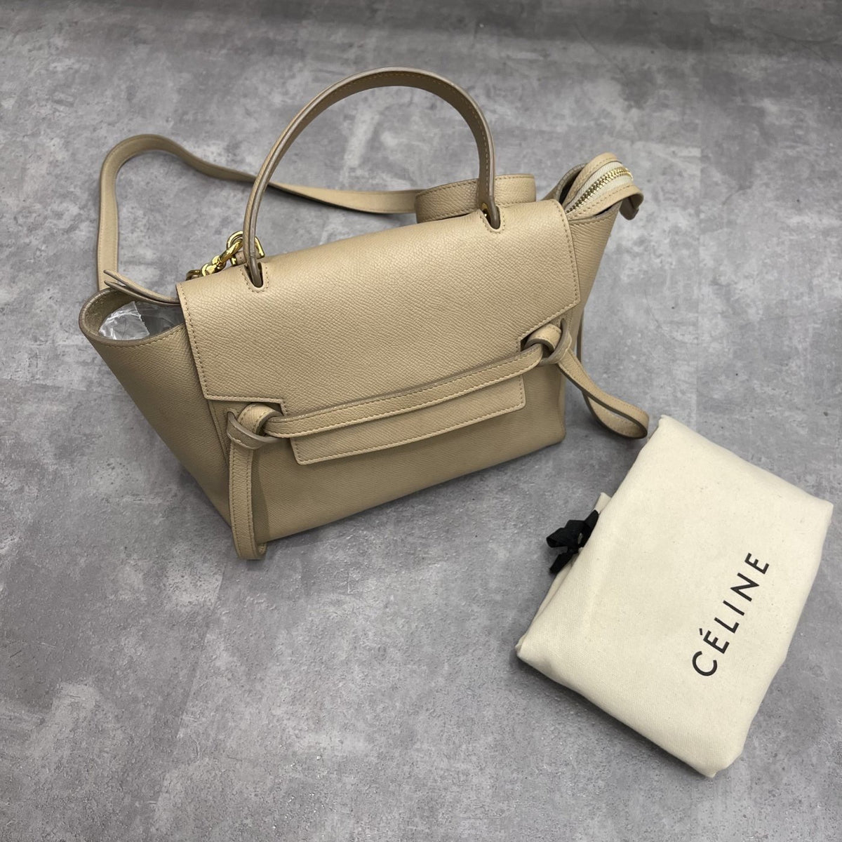 Celine - Belt Bag Micro - Leather - Beige - (small)