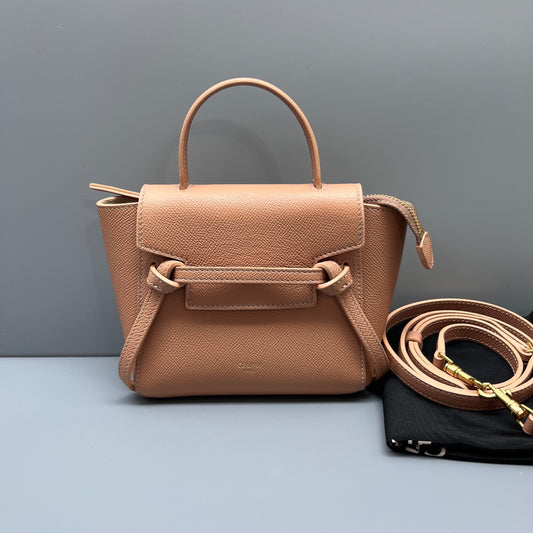 Celine - Belt Bag Micro - Leather - Camel - (mini)