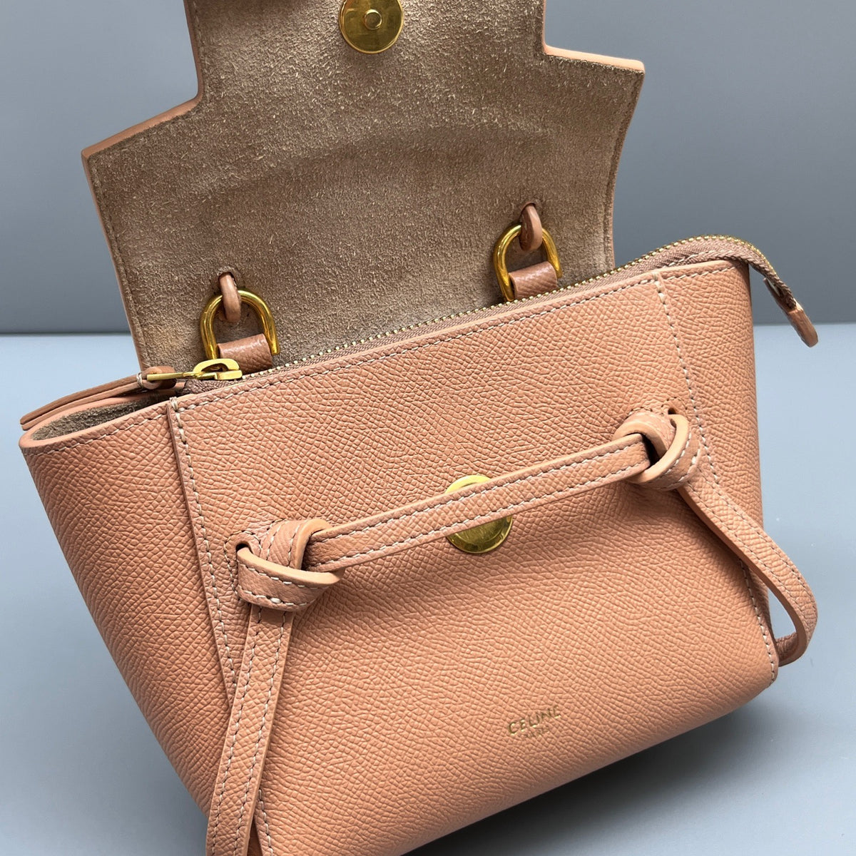 Celine - Belt Bag Micro - Leather - Camel - (mini)