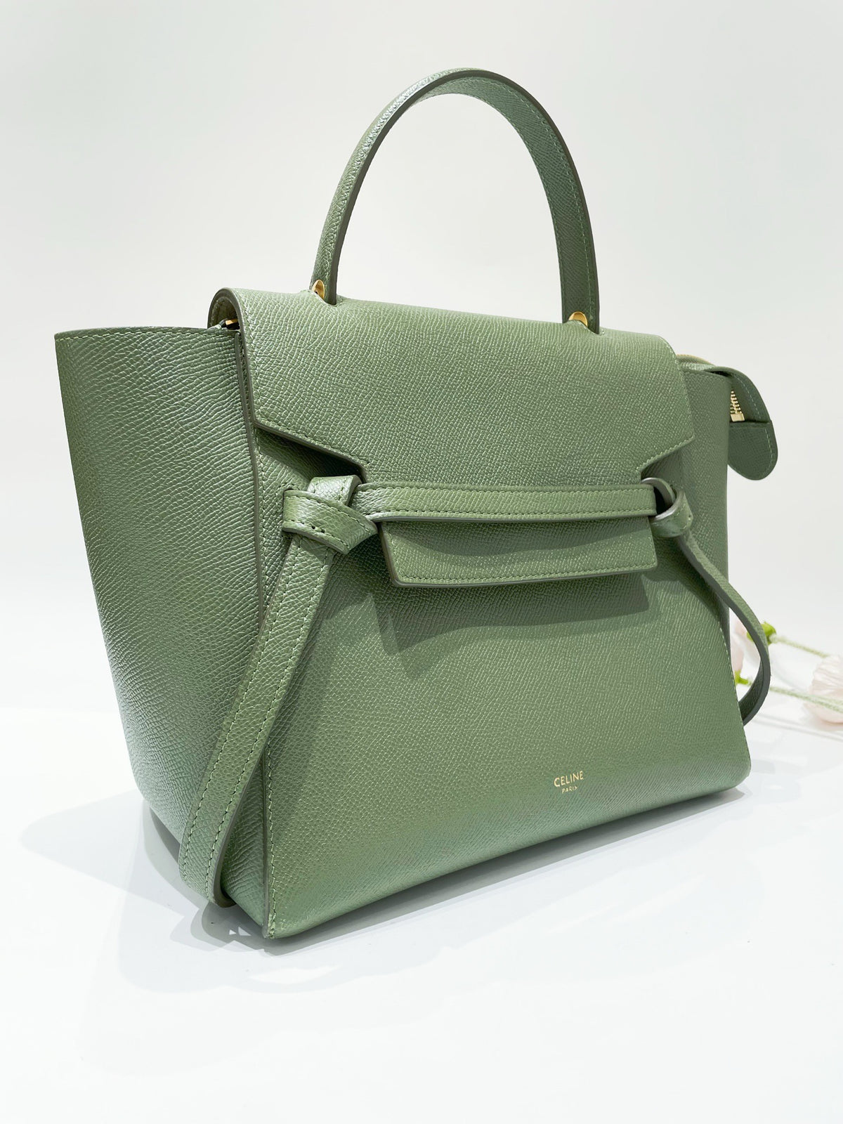 Celine - Belt Bag Micro - Leather - Green - (mini)