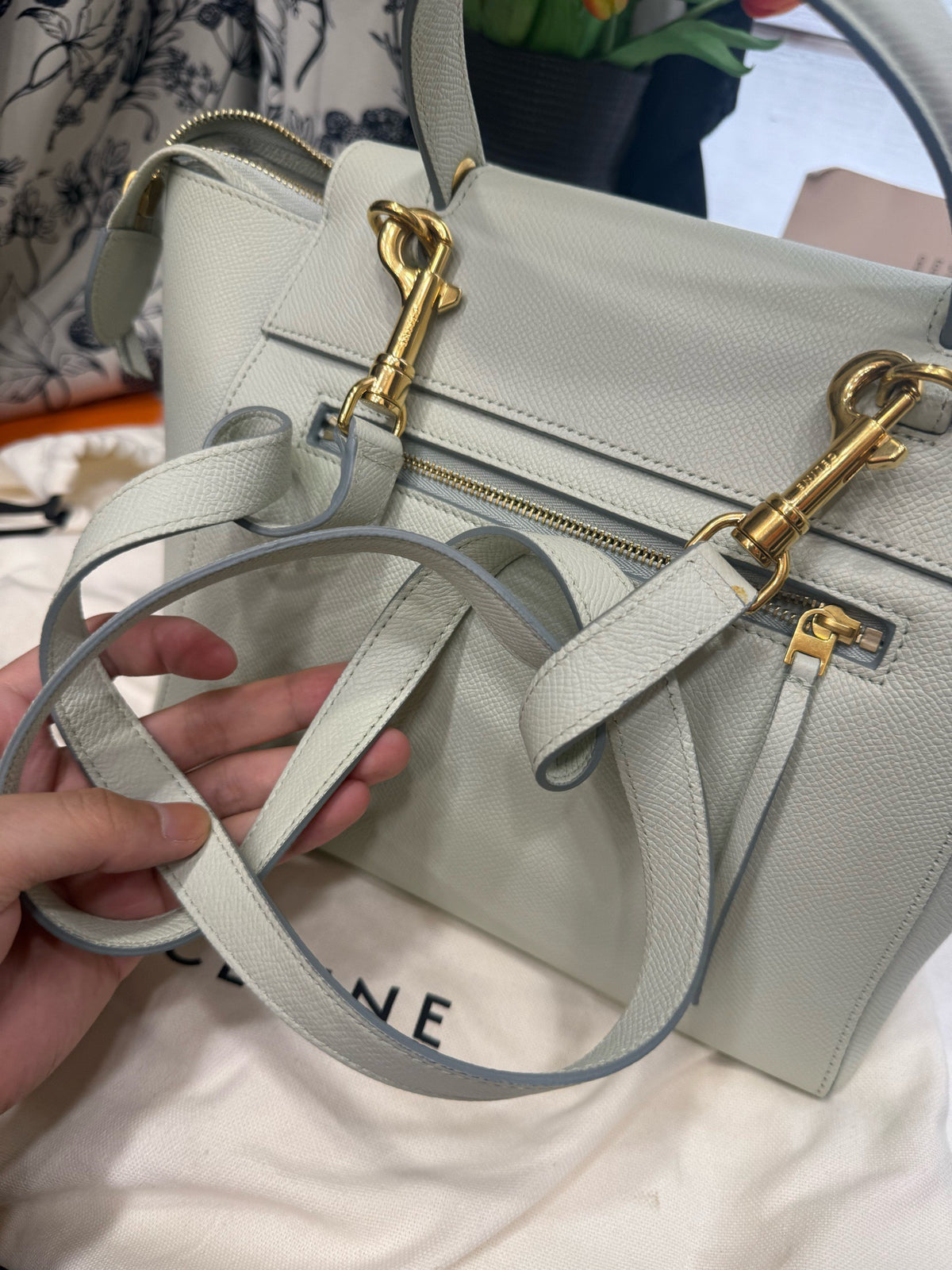 Celine - Belt Bag Micro - Leather - Green - (mini)