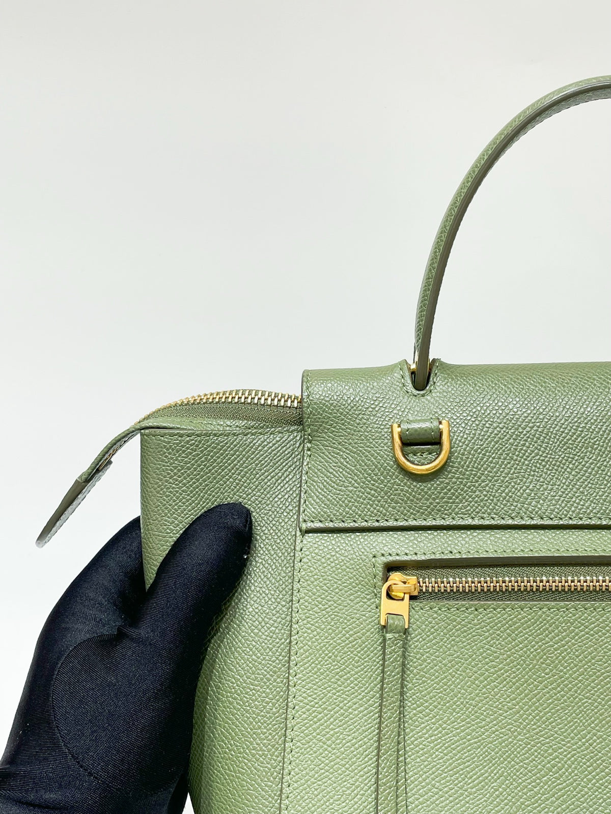 Celine - Belt Bag Micro - Leather - Green - (mini)