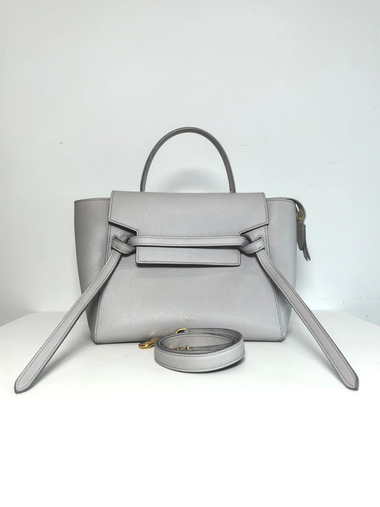 Celine - Belt Bag Micro - Leather - Grey - (micro)