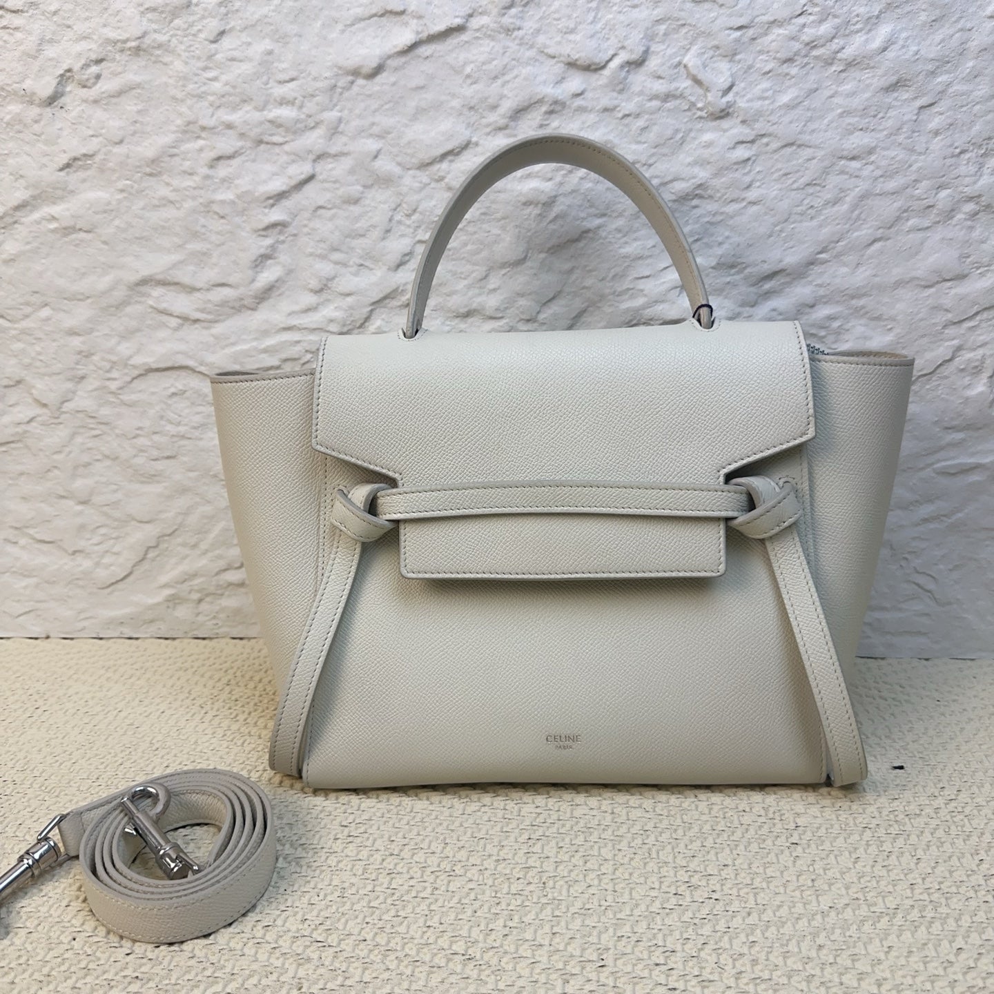 Celine - Belt Bag Micro - Leather - White - (Micro)