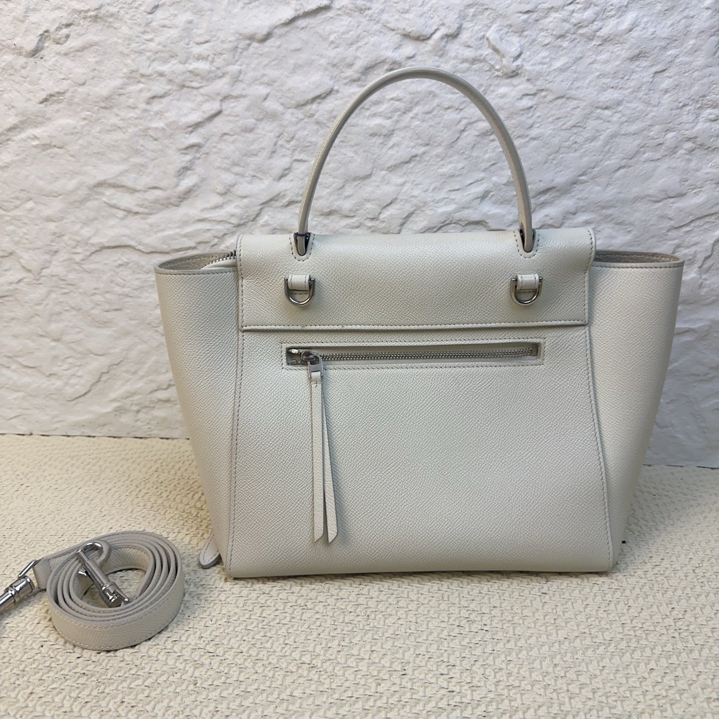 Celine - Belt Bag Micro - Leather - White - (Micro)