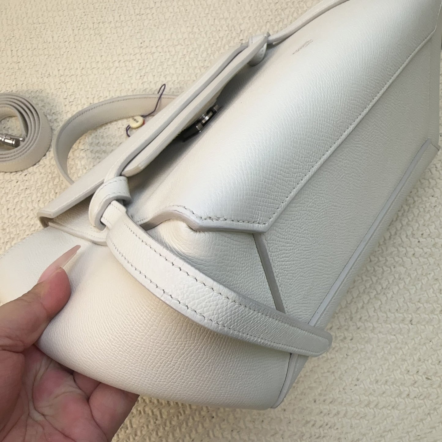 Celine - Belt Bag Micro - Leather - White - (Micro)