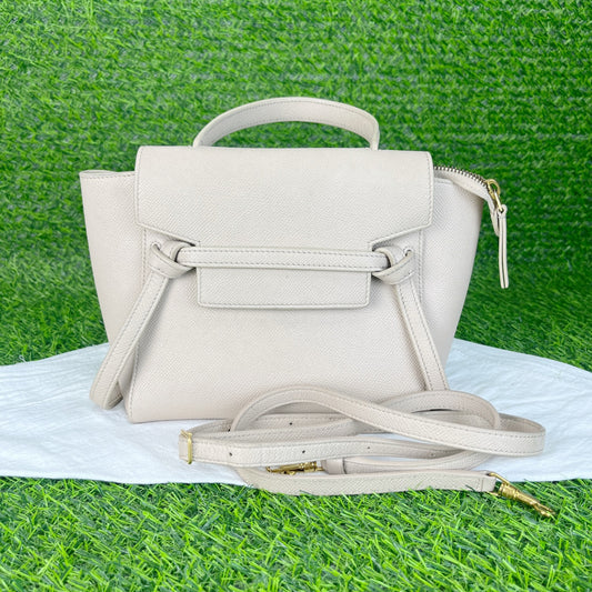 Celine - Belt Bag Mini - Leather - Beige - (mini)