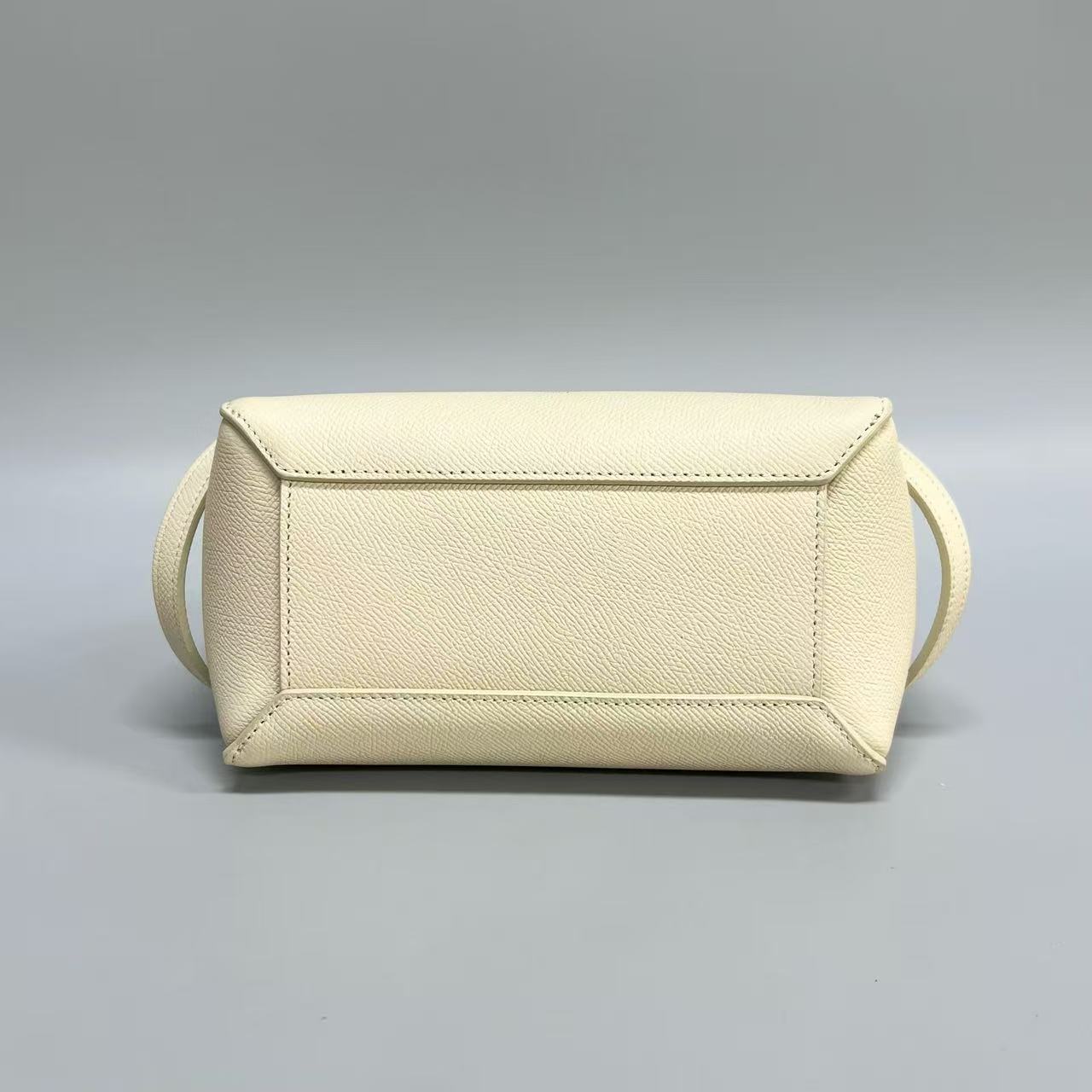 Celine - Belt Bag Nano - Grained calfskin leather - Beige - (Nano)