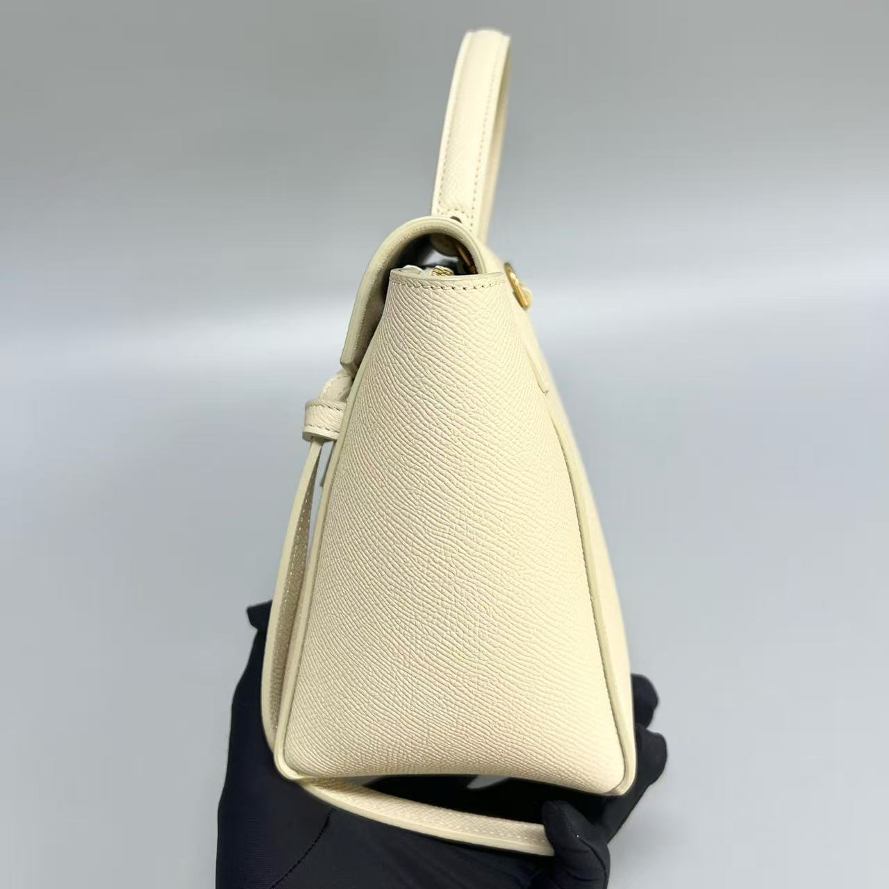 Celine - Belt Bag Nano - Grained calfskin leather - Beige - (Nano)