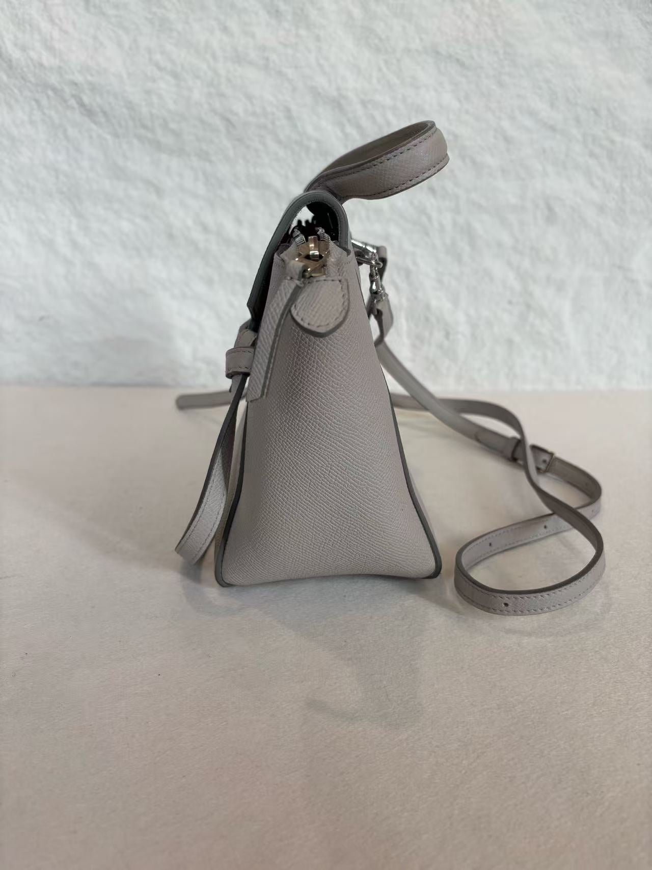 Celine - Belt Bag Nano - Grained calfskin leather - Grey - (mini)