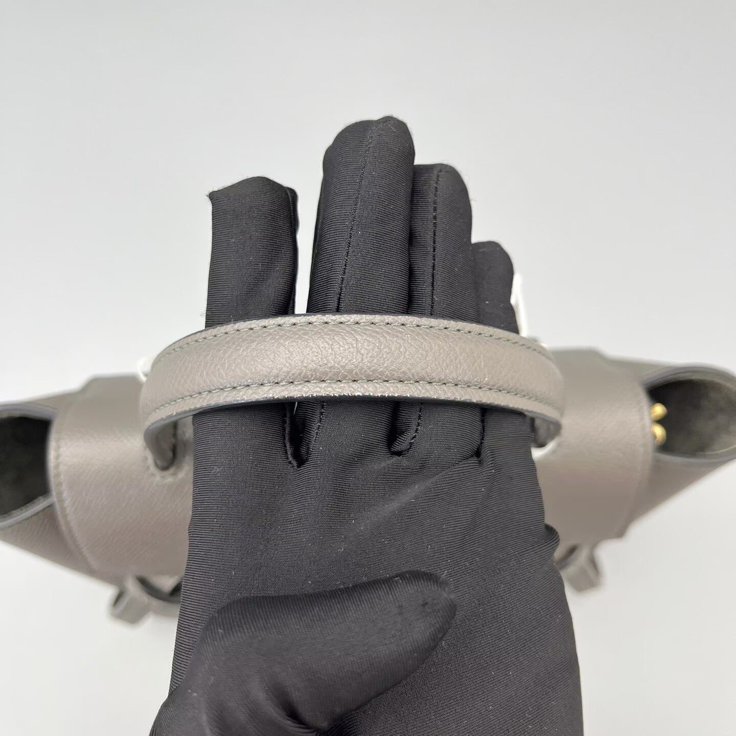 Celine - Belt Bag Nano - Grained calfskin leather - Grey - (mini)