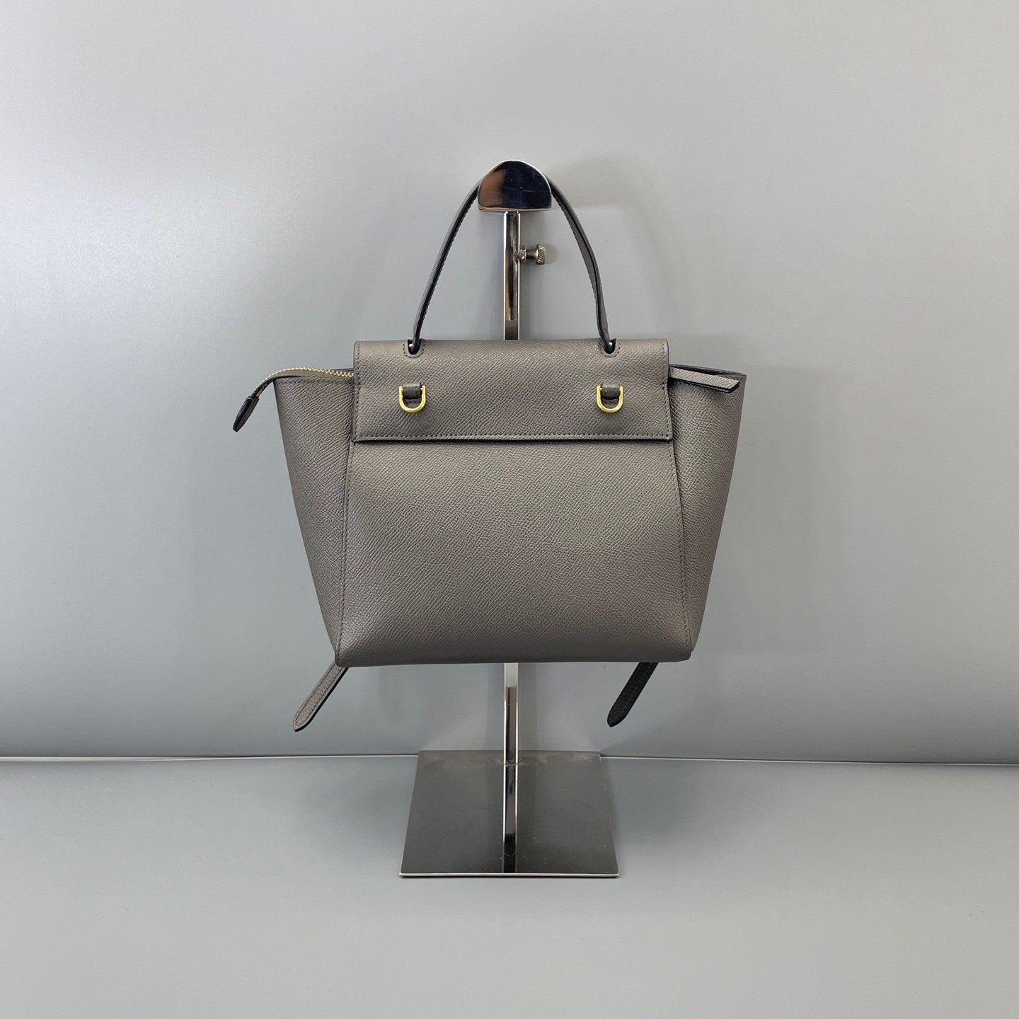 Celine - Belt Bag Nano - Grained calfskin leather - Grey - (mini)