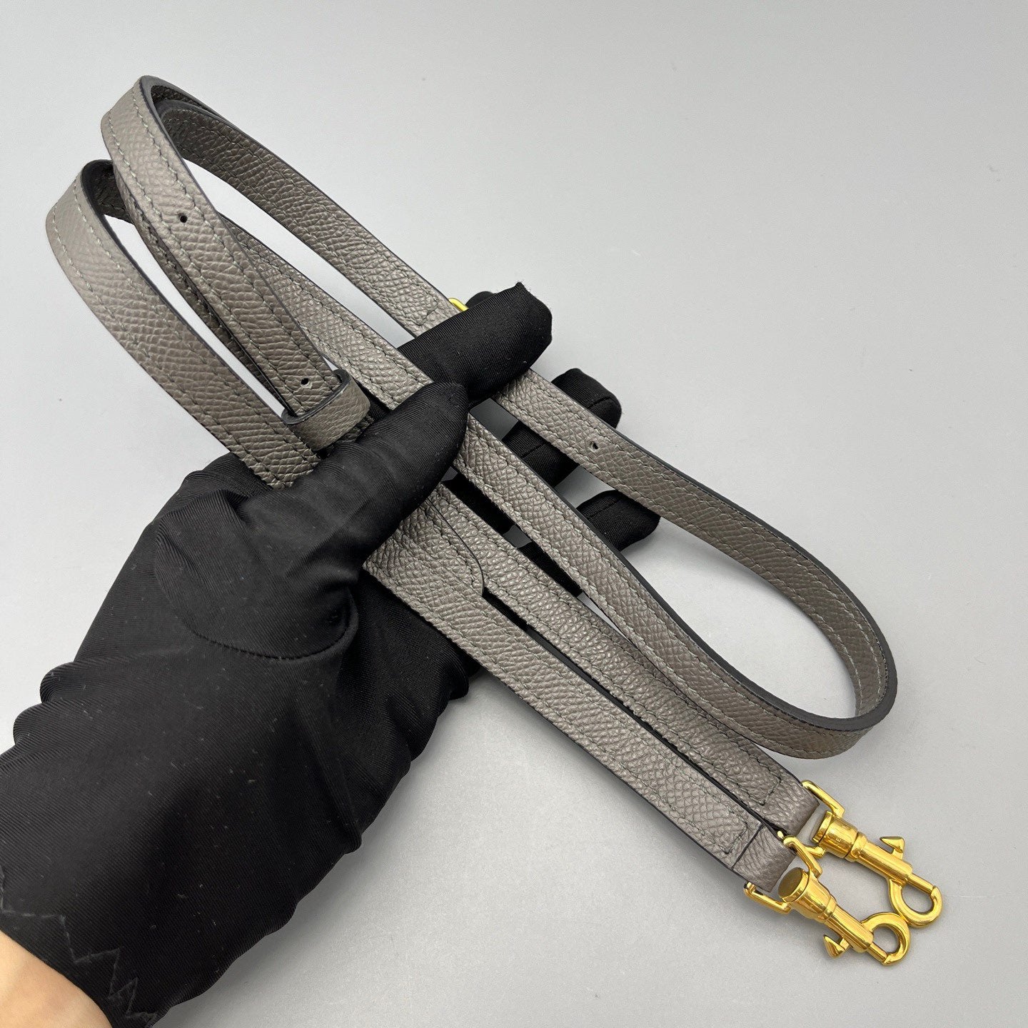 Celine - Belt Bag Nano - Grained calfskin leather - Grey - (mini)