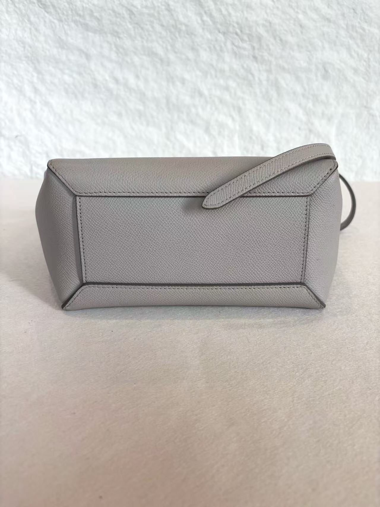 Celine - Belt Bag Nano - Grained calfskin leather - Grey - (mini)