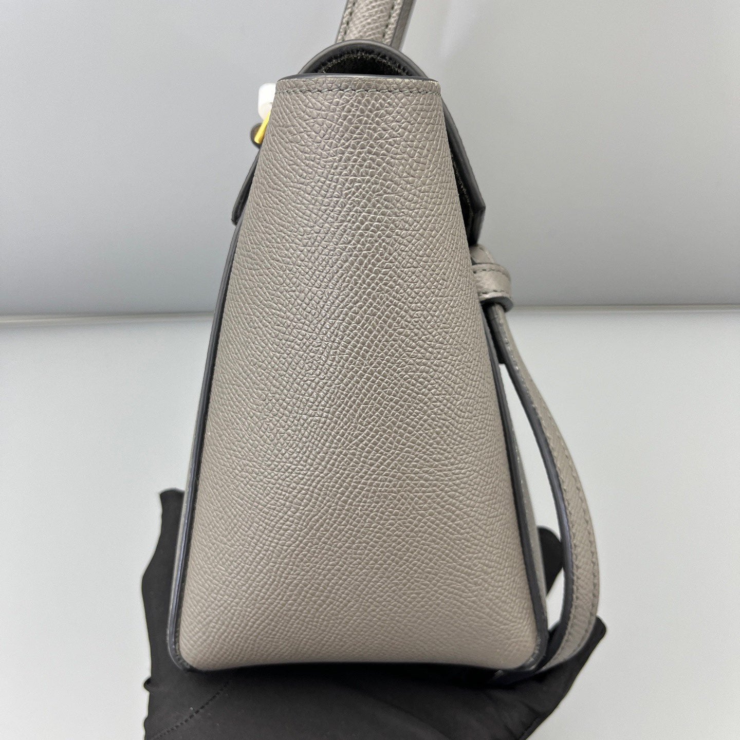 Celine - Belt Bag Nano - Grained calfskin leather - Grey - (mini)