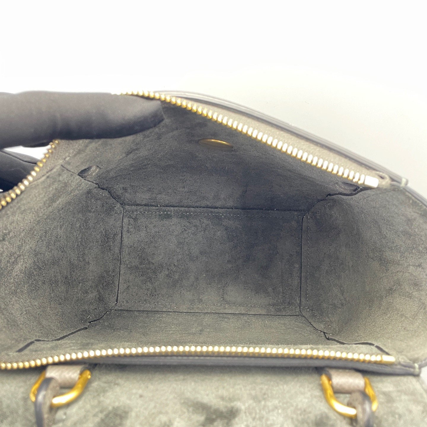 Celine - Belt Bag Nano - Grained calfskin leather - Grey - (mini)