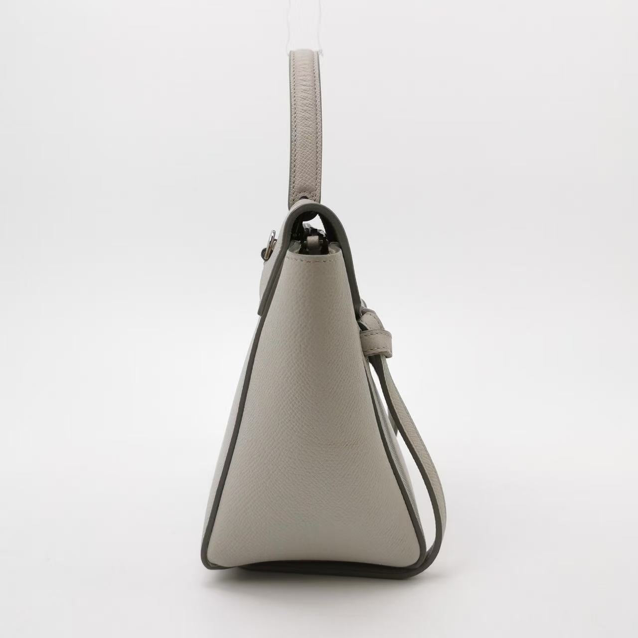 Celine - Belt Bag Nano - Grained calfskin leather - Grey - (mini)