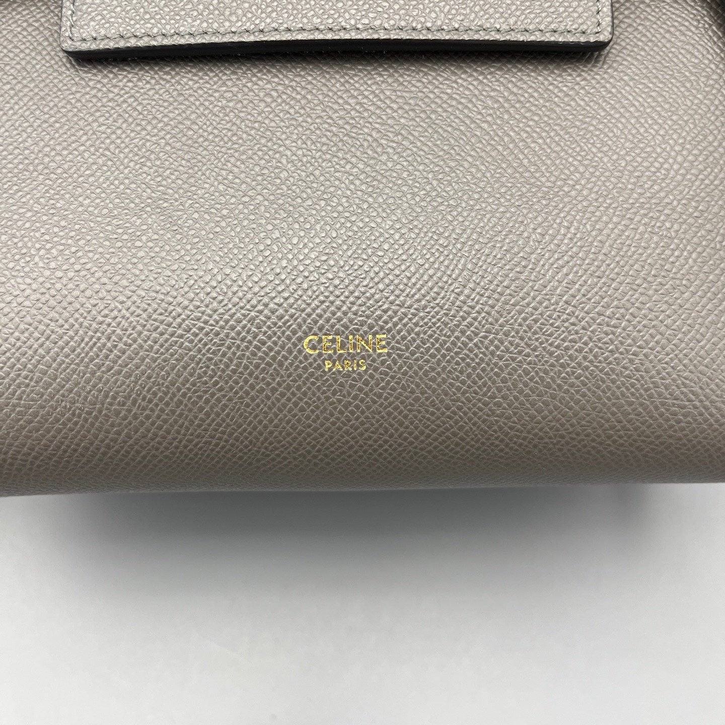 Celine - Belt Bag Nano - Grained calfskin leather - Grey - (mini)