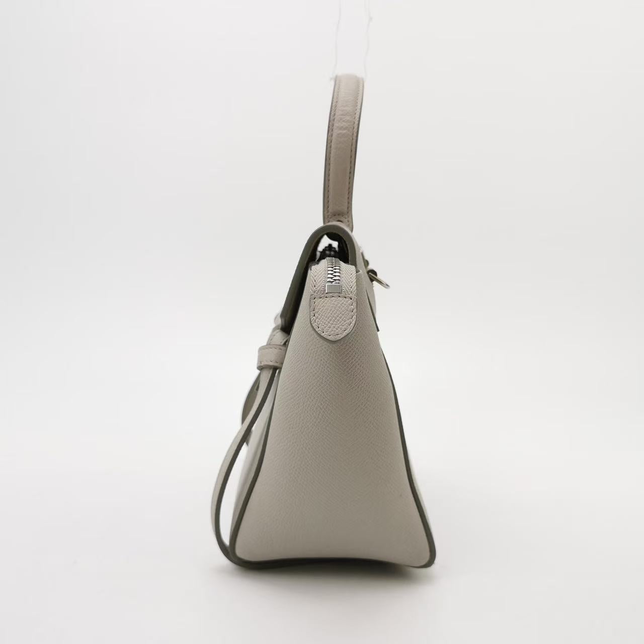 Celine - Belt Bag Nano - Grained calfskin leather - Grey - (mini)