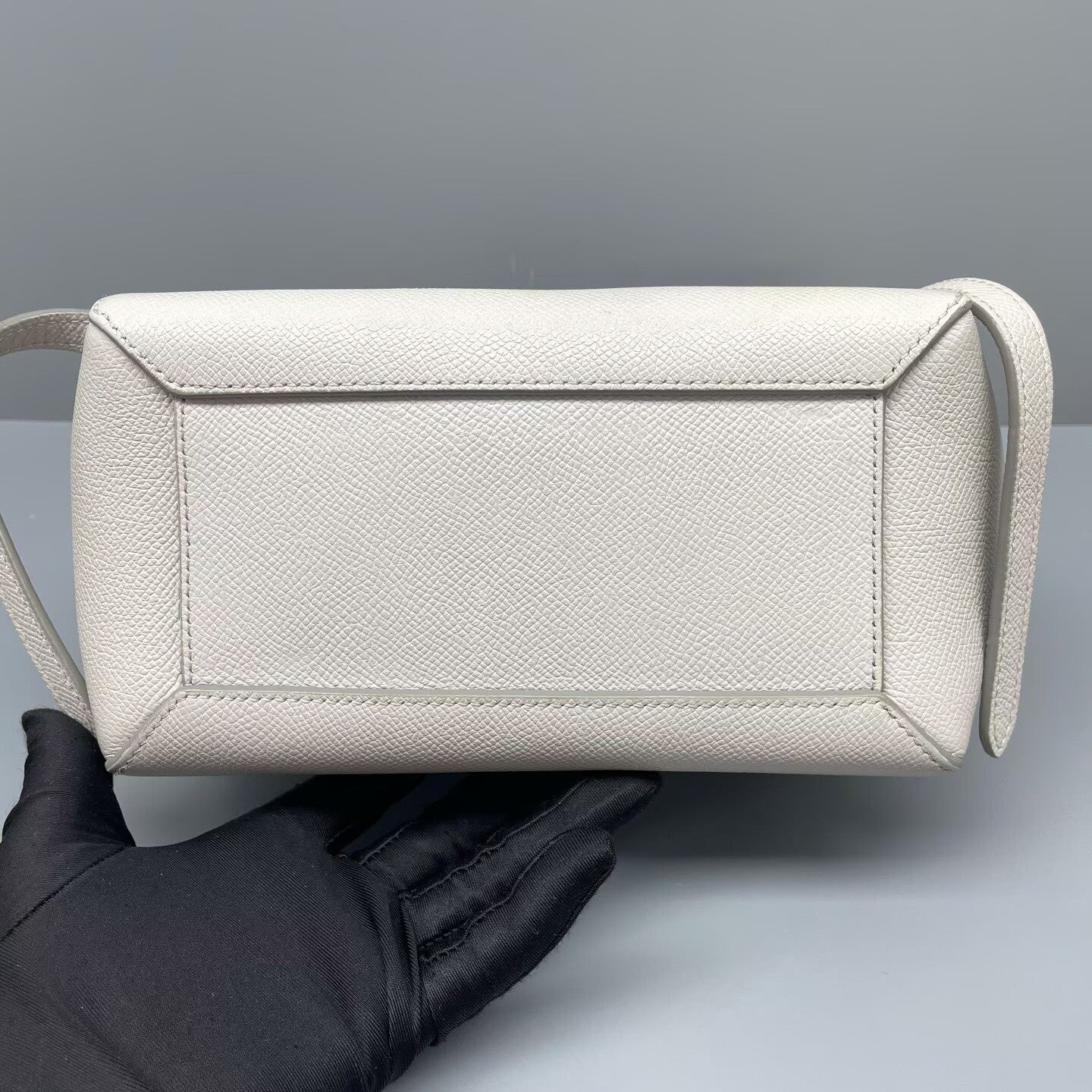 Celine - Belt Bag Nano - Grained calfskin leather - White - (Mini)