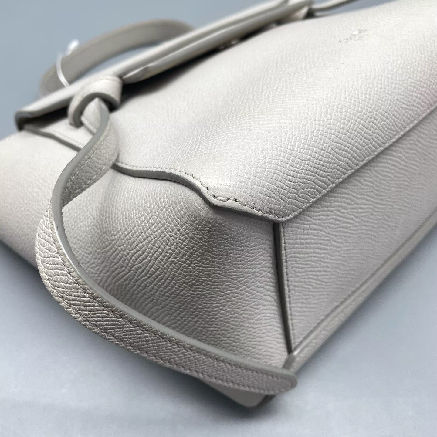 Celine - Belt Bag Nano - Grained calfskin leather - White - (Mini)