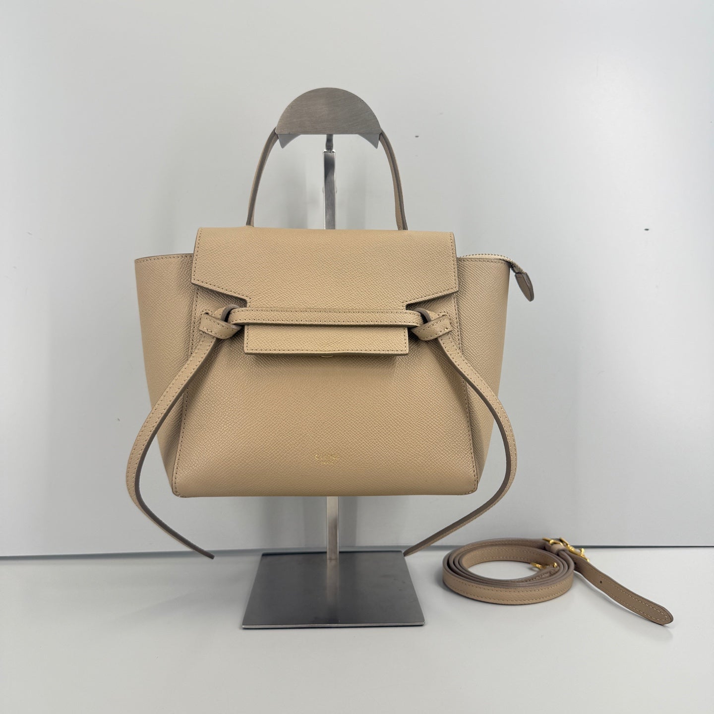 Celine - Belt Bag Nano - Leather - Beige - (mini)