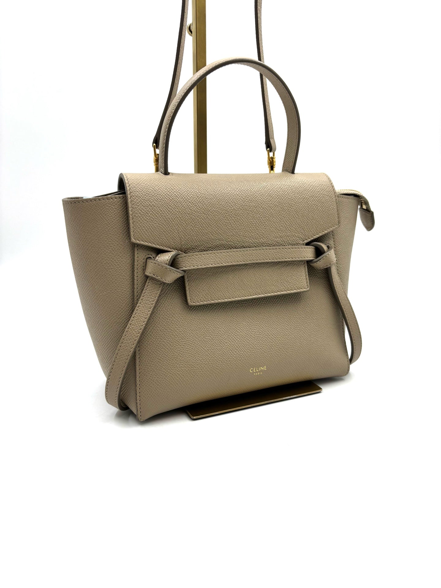 Celine - Belt Bag Nano - Leather - Beige - (mini)