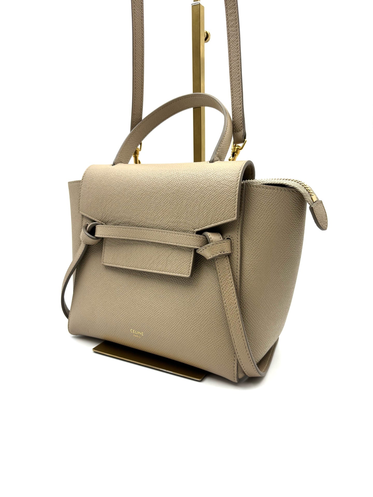 Celine - Belt Bag Nano - Leather - Beige - (mini)