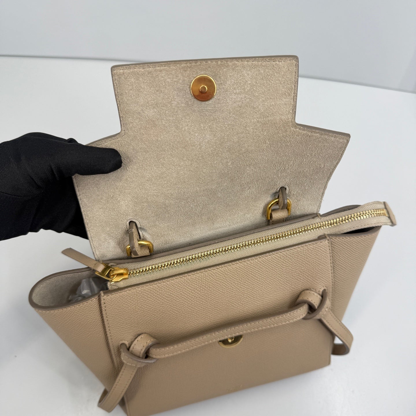 Celine - Belt Bag Nano - Leather - Beige - (mini)