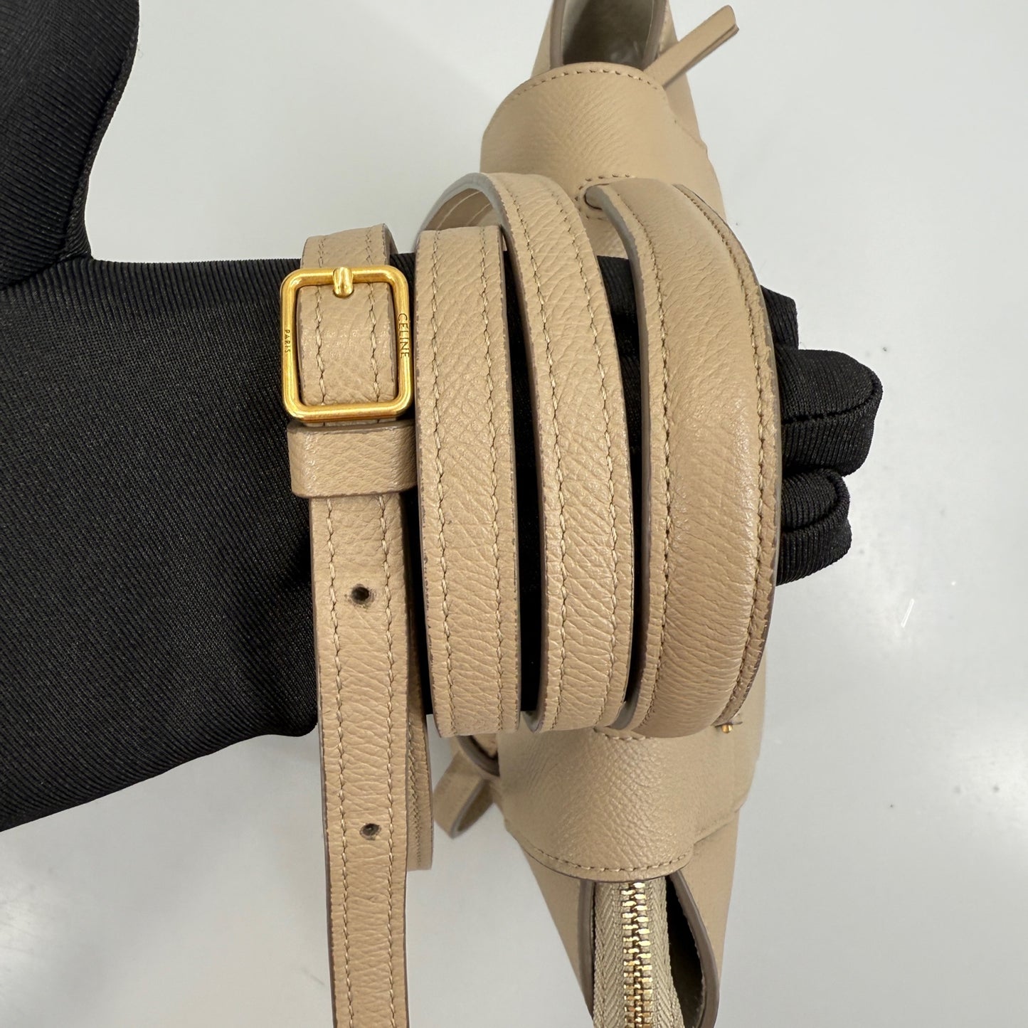 Celine - Belt Bag Nano - Leather - Beige - (mini)