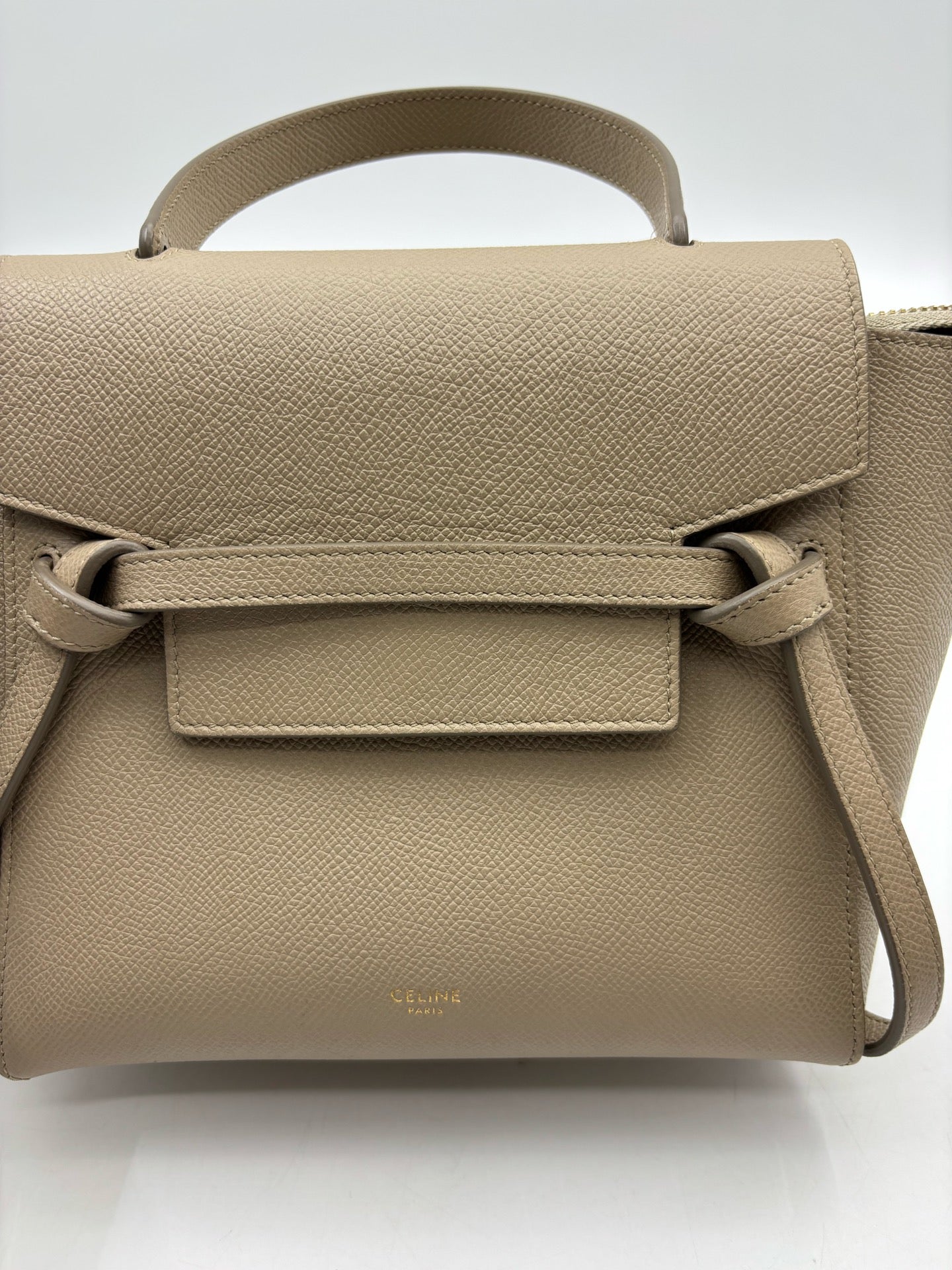 Celine - Belt Bag Nano - Leather - Beige - (mini)