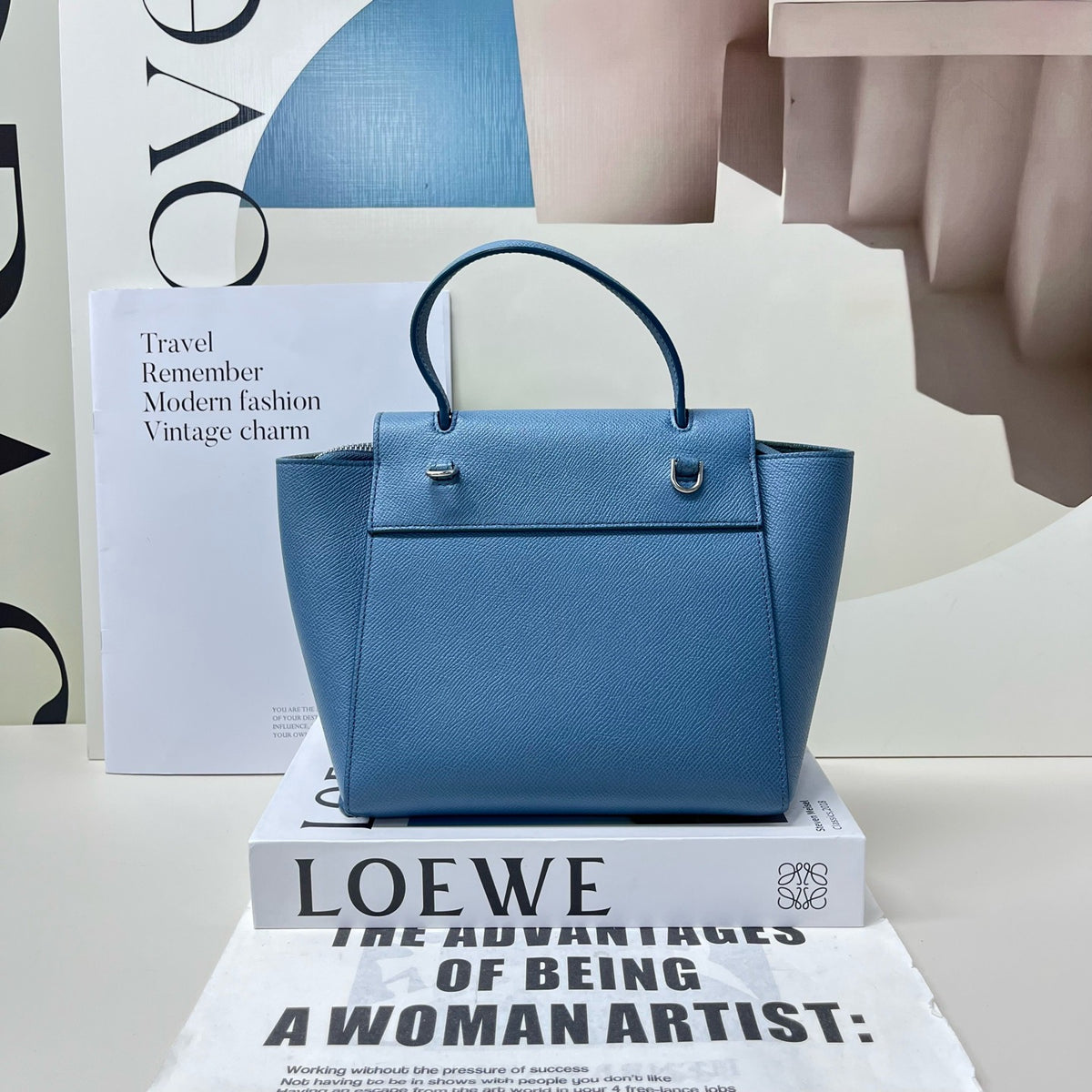 Celine - Belt Bag Nano - Leather - Blue - (mini)
