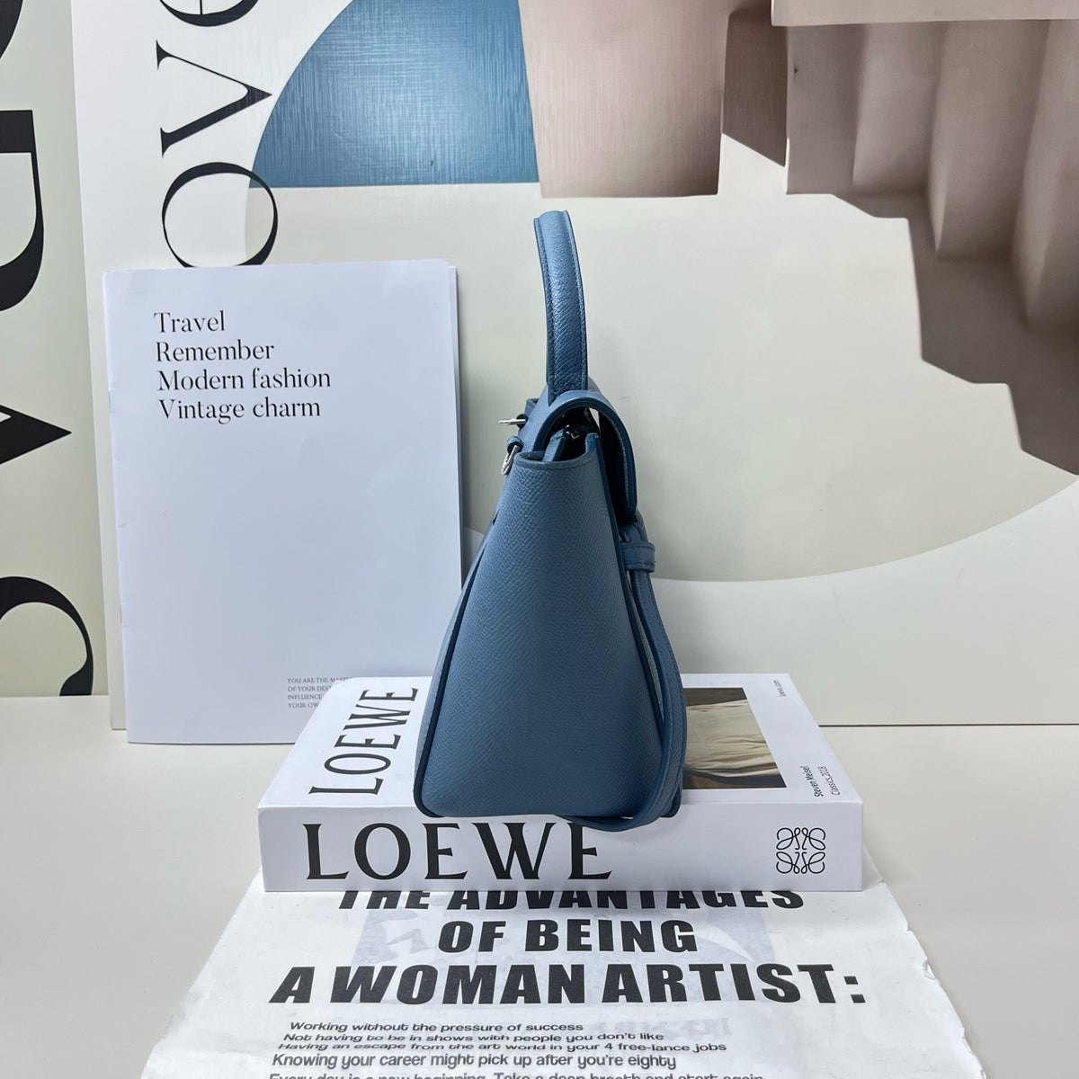 Celine - Belt Bag Nano - Leather - Blue - (mini)