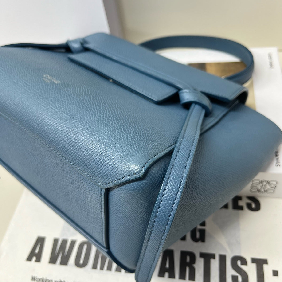 Celine - Belt Bag Nano - Leather - Blue - (mini)