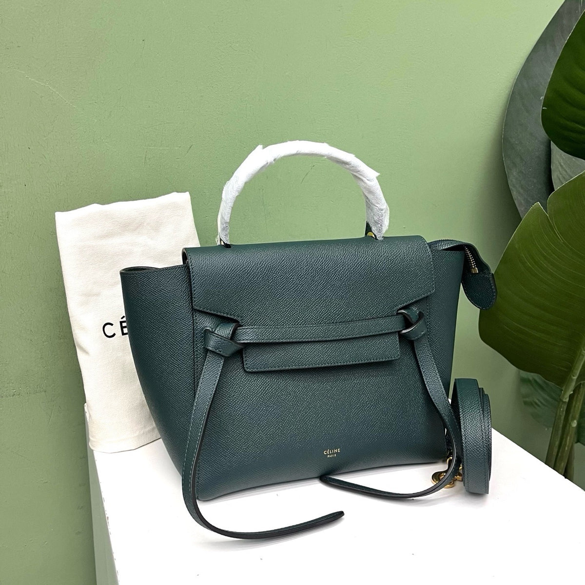 Celine - Belt Bag Nano - Leather - Green - (mini)
