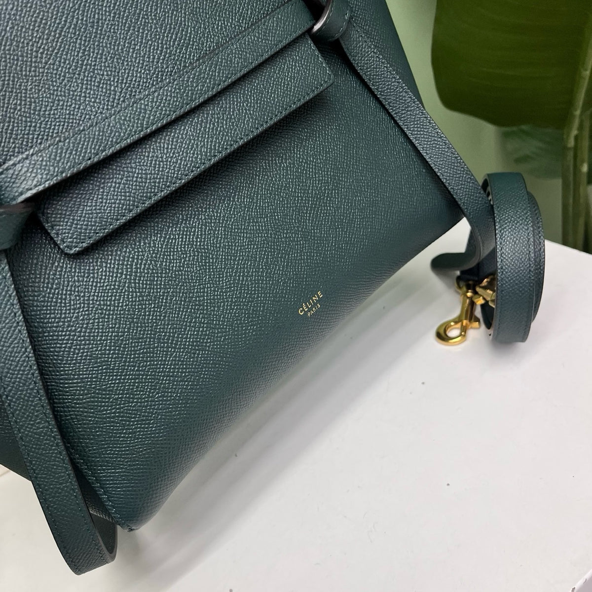Celine - Belt Bag Nano - Leather - Green - (mini)