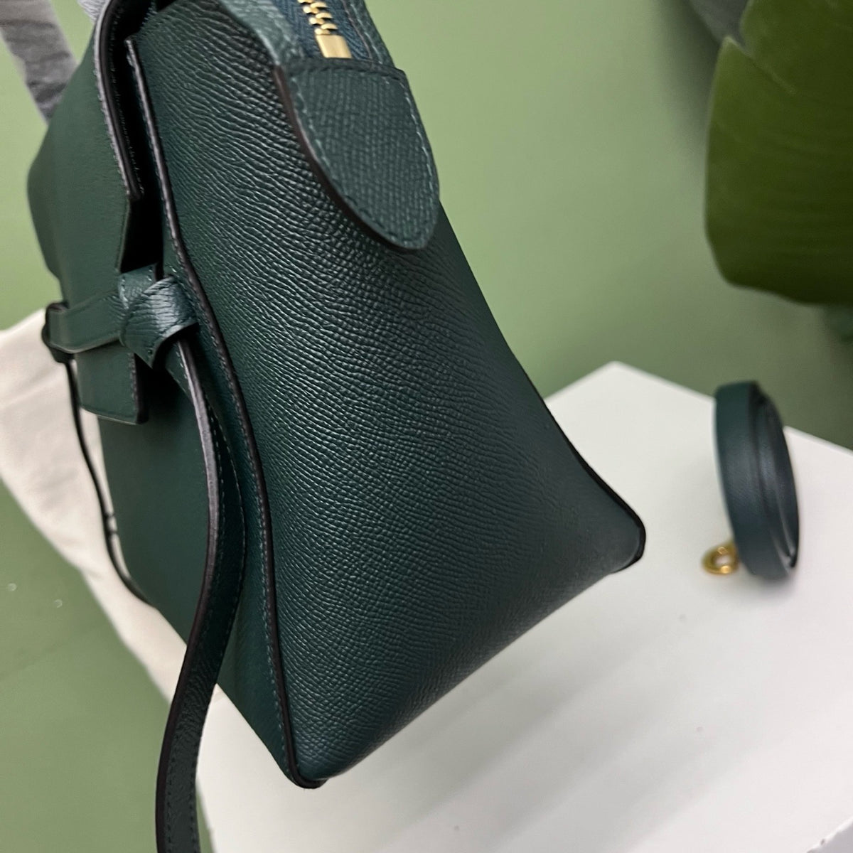 Celine - Belt Bag Nano - Leather - Green - (mini)