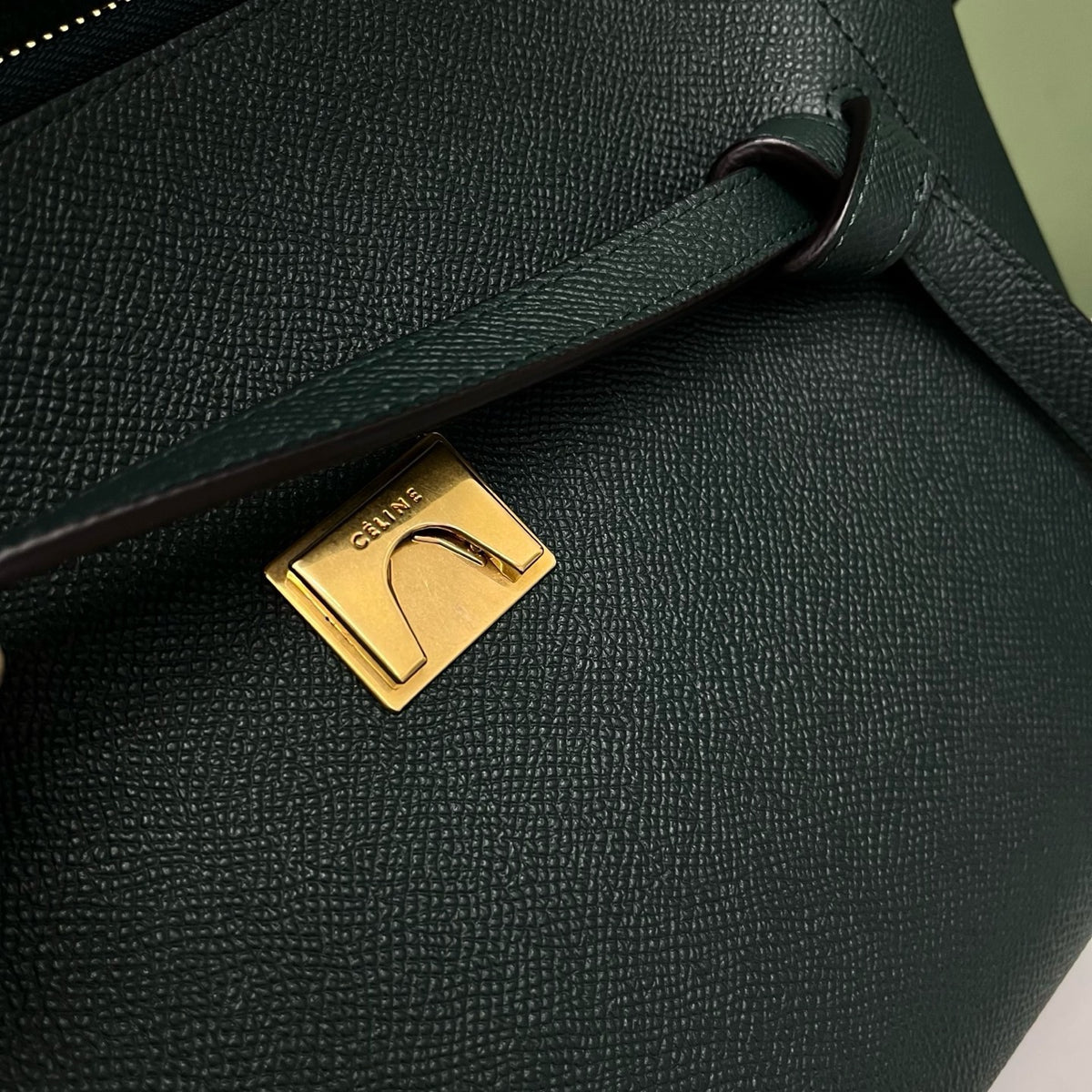 Celine - Belt Bag Nano - Leather - Green - (mini)