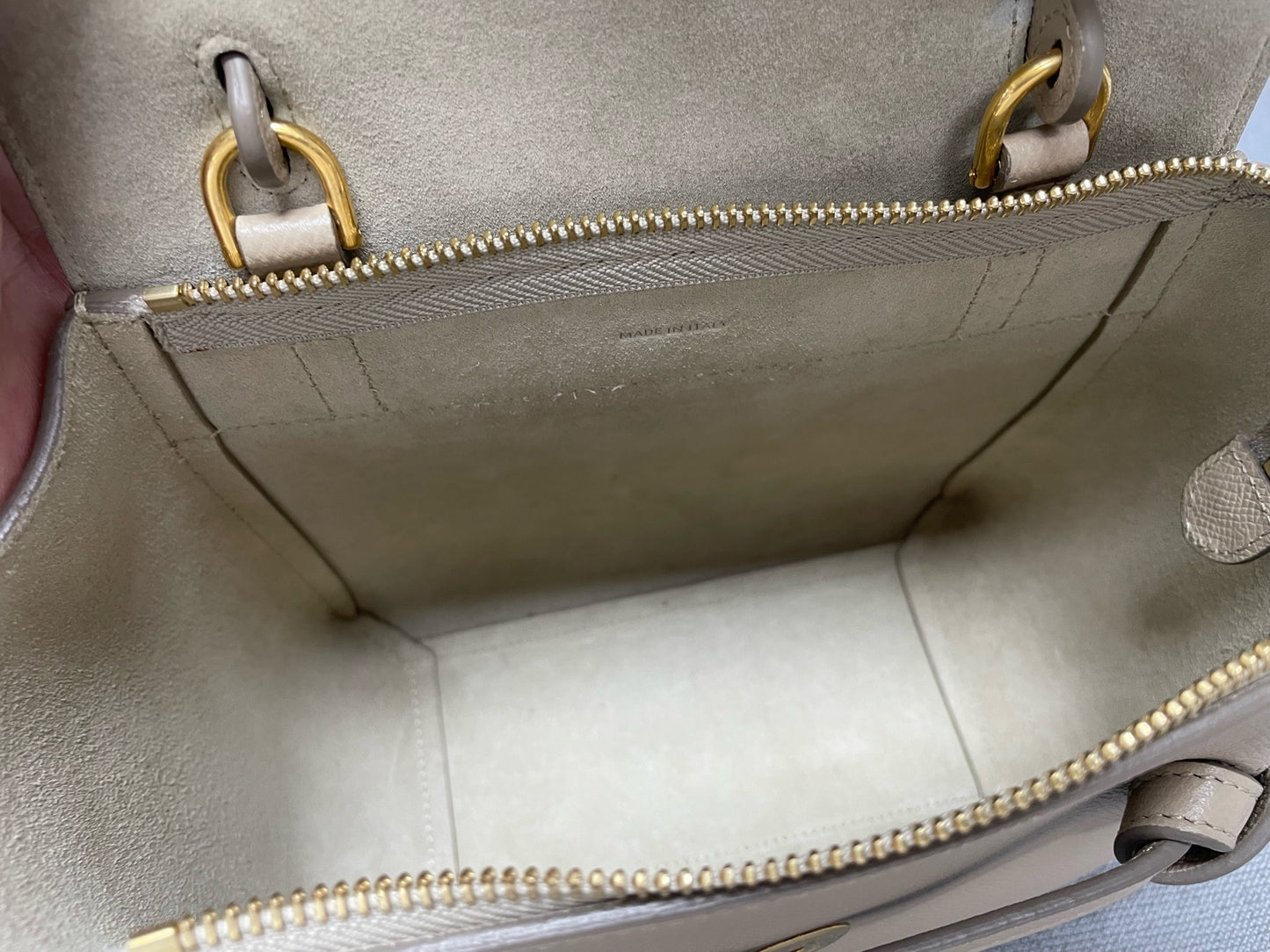 Celine - Belt Bag Nano - Leather - Grey - (mini)