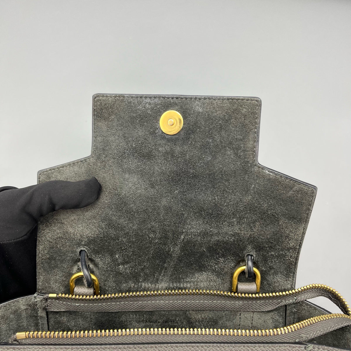 Celine - Belt Bag Nano - Leather - Grey - (mini)