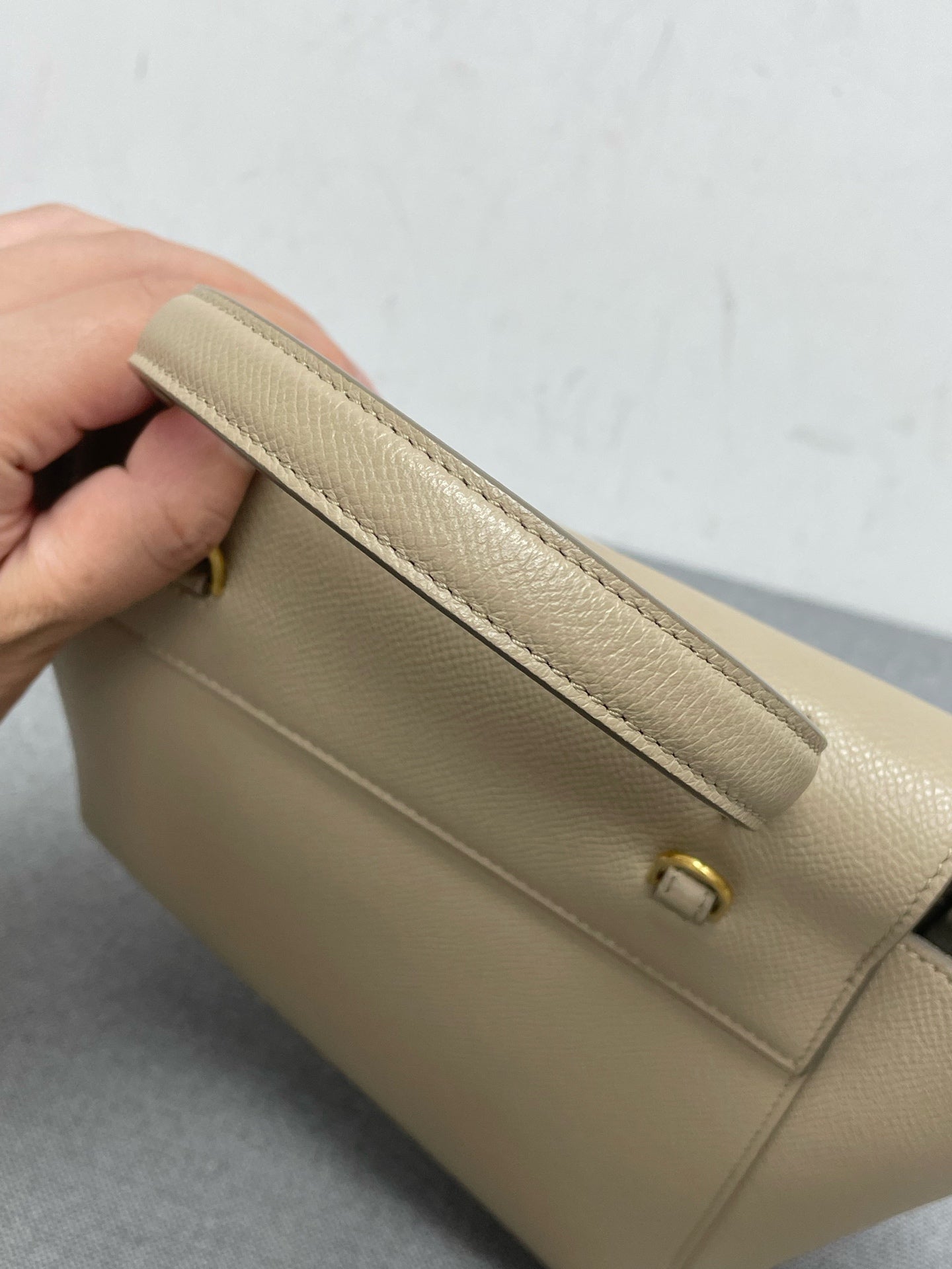 Celine - Belt Bag Nano - Leather - Grey - (mini)