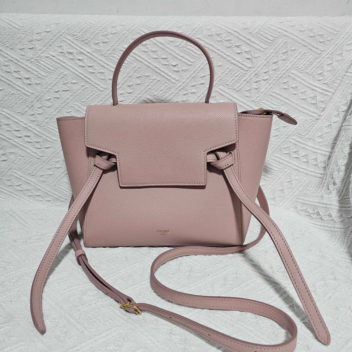 Celine - Belt Bag Nano - Leather - Pink - (mini)