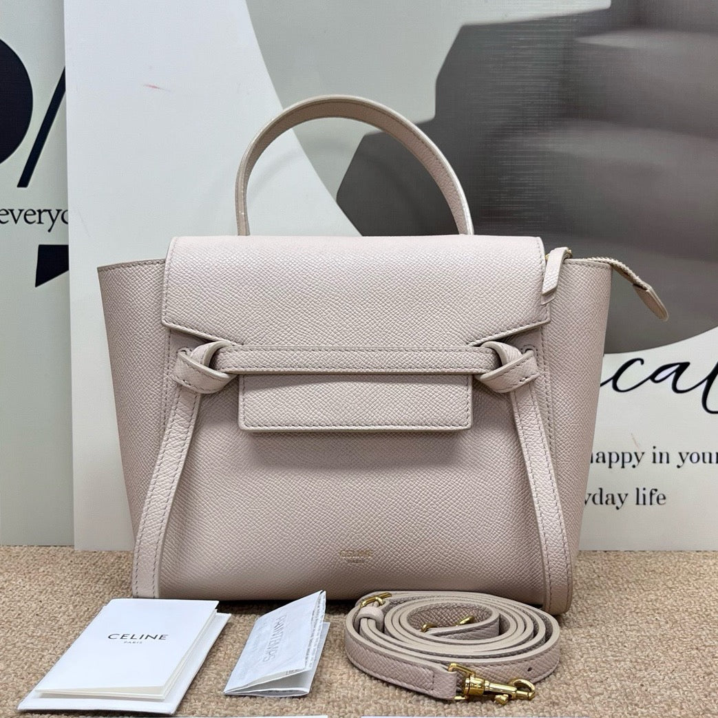 Celine - Belt Bag Nano - Leather - Pink - (mini)