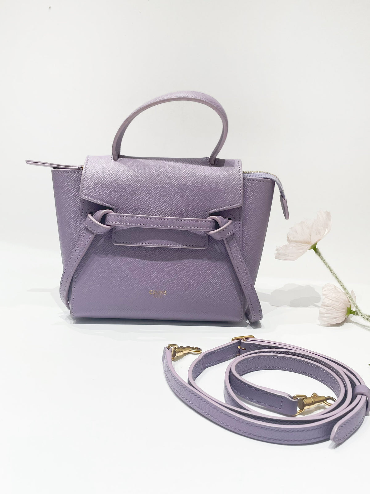 Celine - Belt Bag Nano - Leather - Purple - (mini)