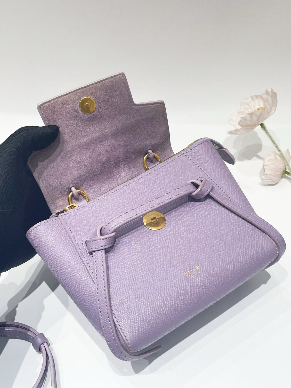 Celine - Belt Bag Nano - Leather - Purple - (mini)