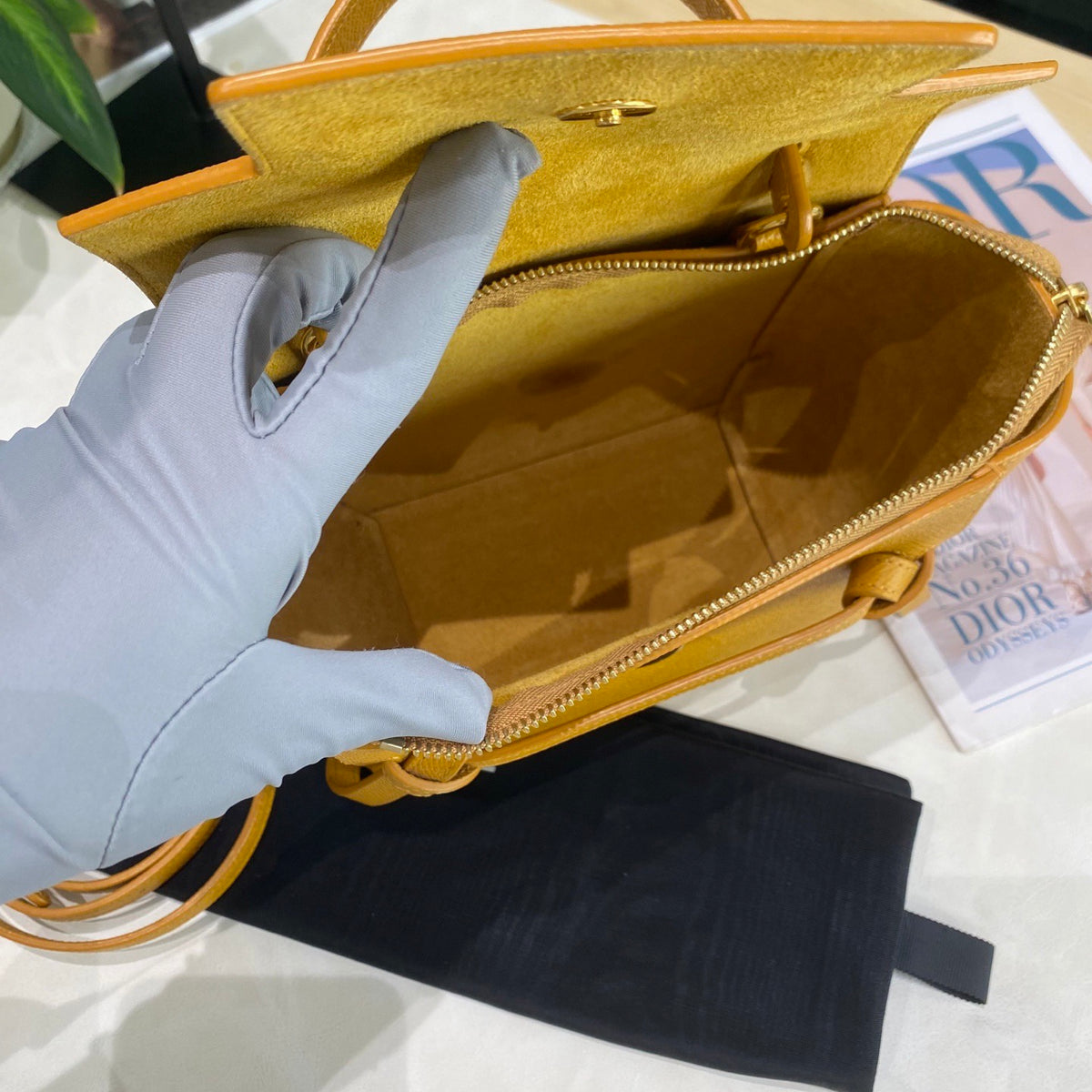 Celine - Belt Bag Nano - Leather - Yellow - (mini)