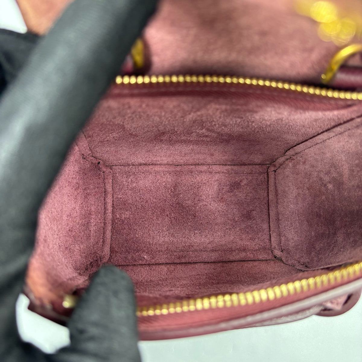 Celine - Belt Bag Pico - Leather - Burgundy - (mini)