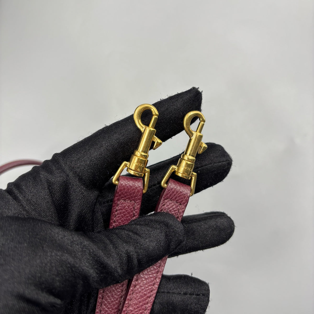 Celine - Belt Bag Pico - Leather - Burgundy - (mini)