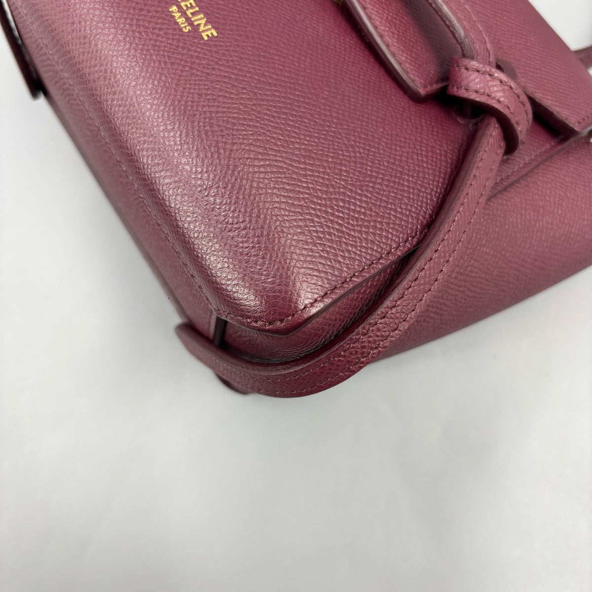 Celine - Belt Bag Pico - Leather - Burgundy - (mini)